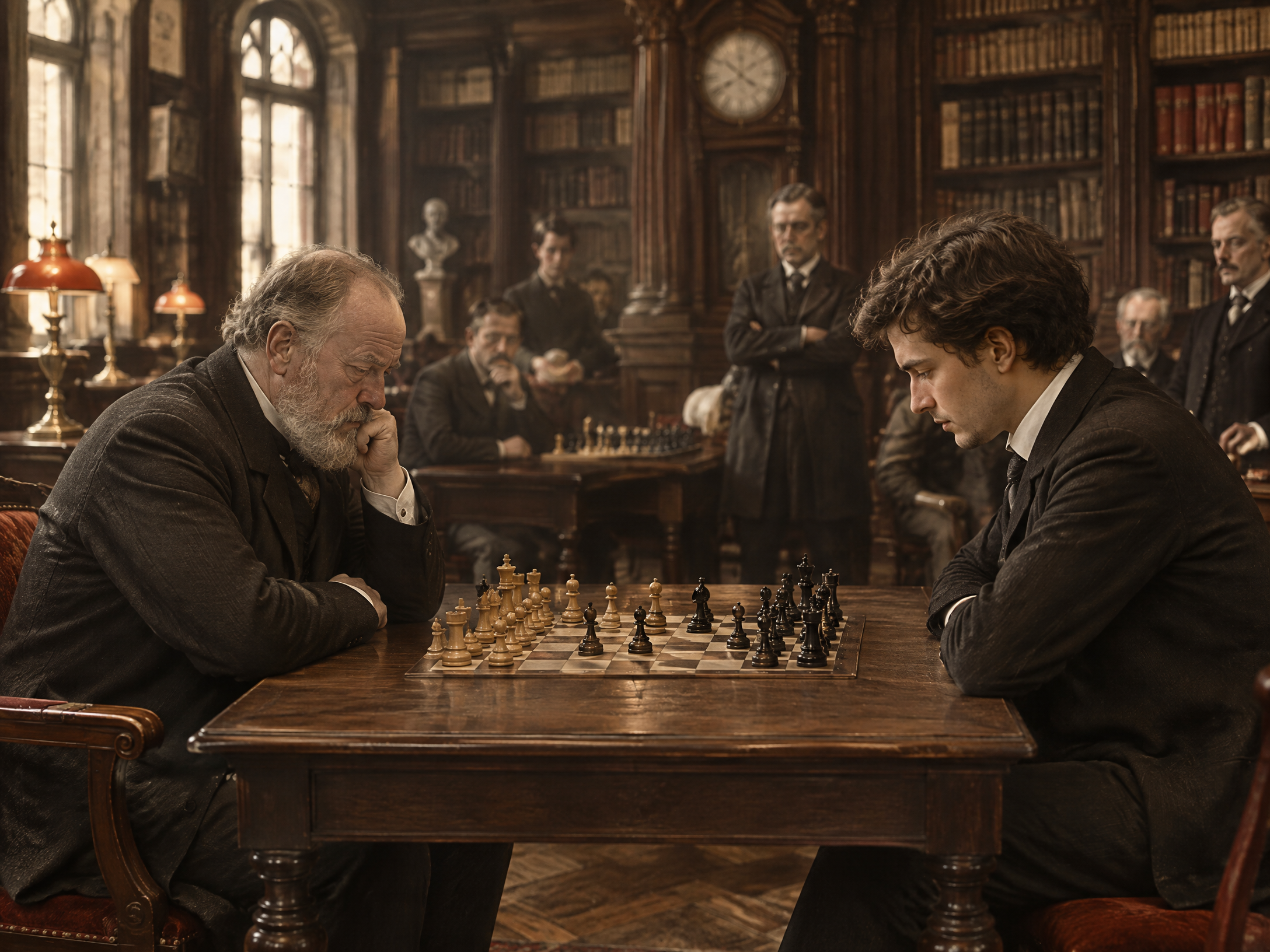 Historic German chess club scene